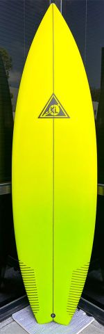 Twin Flash Yellow Edition | PU Twin Fin Surfboard